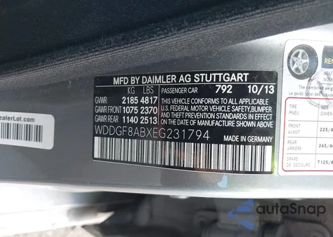 2014 Mercedes-Benz C 300 Sport 4Matic z USA, uszkodzony, nr VIN WDDGF8ABXEG231794